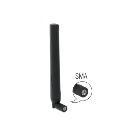 5G antenne - omnidirectioneel - SMA (m) - -0,5-2,3 dBi / zwart