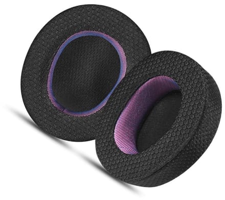 Vervangende Oorkussens Geschikt voor SteelSeries Arctis Nova Pro - Zwart & Paars Bluetooth version Mesh earmuffs