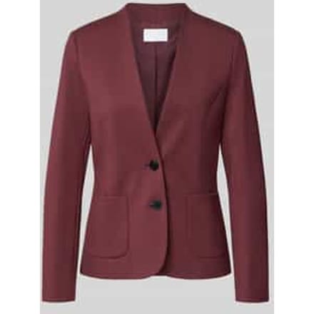 Regular fit kort colbert van viscosemix