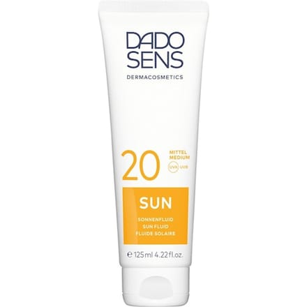 Trekt snel in en plakt niet - Dado Sens SUN Sun Fluid SPF 20