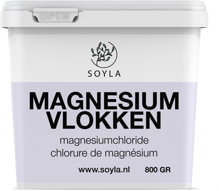 Magnesium vlokken - Magnesium Chloride - 800 gram - Herkomst Nederland
