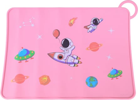 Sproudsy Placemat Space – Kraamcadeau – Kinderservies - Baby - Rose Quartz