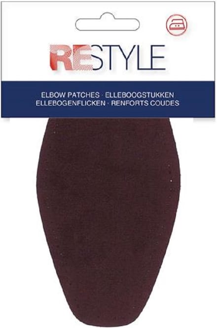 ReStyle Elleboogstukken 18,5 cm x 9,5 cm opstrijkbaar - Kleur 763 Bordeaux