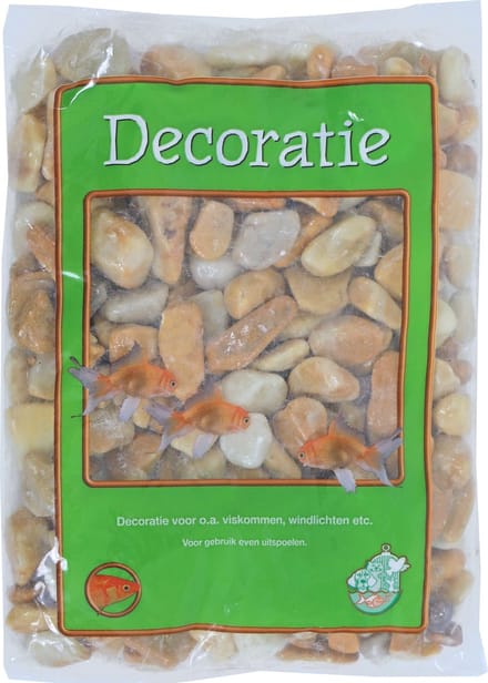 De Boon Grind Glanskiezel Giallo Sien.Zak 1KG