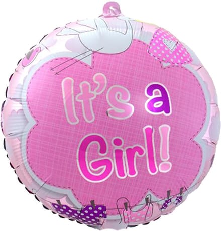 Geboorte Helium Ballon It's a Girl 43cm