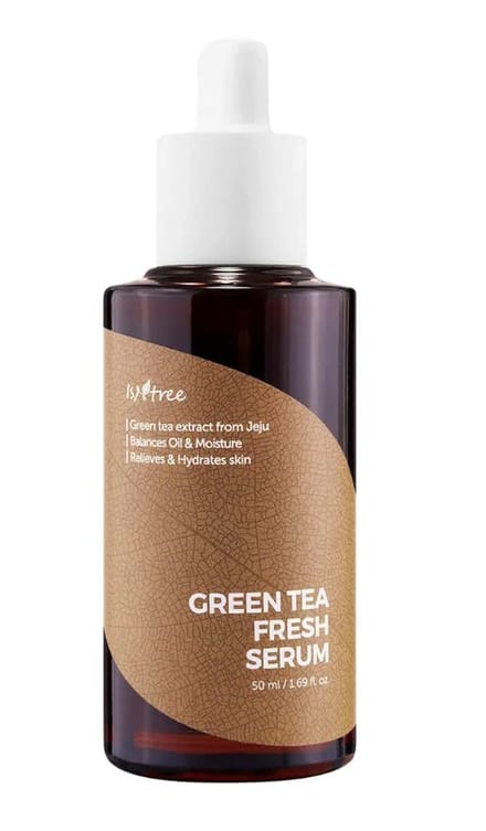 Isntree Green Tea Fresh Serum 50ml ORIGINAL STORE black