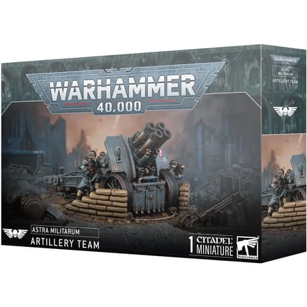 Beeldje Games Workshop Warhammer 40k - Astra Militarum Equipe d'Artillerie de Krieg