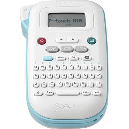 Labelprinter Brother P-touch Btag PT-N10 draagbaar qwerty 12mm wit