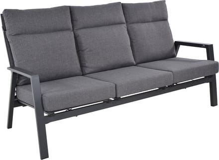 Les - Loungebank Ohio 3-pers - grijs