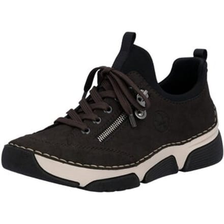 Rieker damesslippers 45973-25 donkerbruin