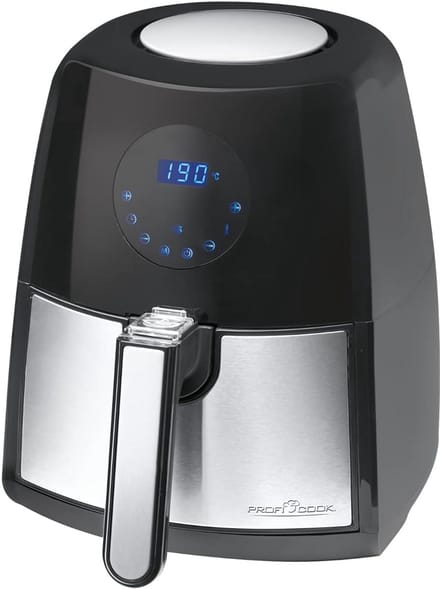 Hot air fryer 2.5 liter - 7 programma's - LED-display - 1500 W