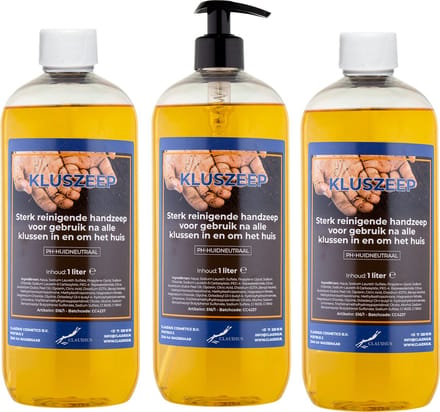 Kluszeep 1 liter - met gratis pomp - set van 3 stuks