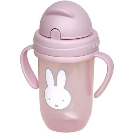 Nijntje Rietjesbeker met Handgrepen - 260 ml - Roze