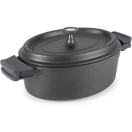 Ovale braadpan van gesmolten aluminium Lacor 26x20 cm