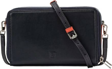 DuDu Ines Crossbody tas Leder 19 cm - Dames - navy