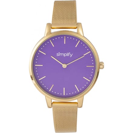 Vereenvoudig het 5800 mesh armbandhorloge