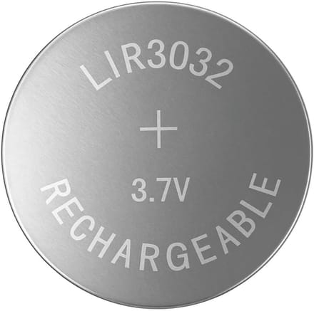 Oplaadbare Knoopcel - Lithium Batterij - Elektronica Voeden - Hoge Capaciteit - 30mm Diameter