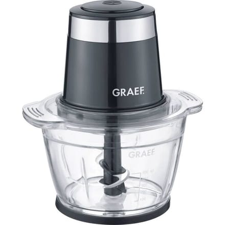 Graef CH 502 - Hakmolen 500W + mengbeker 1l - zwart