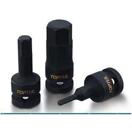 Zeskantige slagmoer TOPTUL 1/2 inch 7 mm