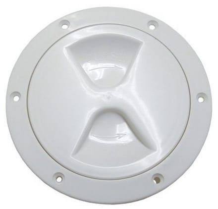 BREG Rond inspectiedeksels boot - Wit - 165 mm