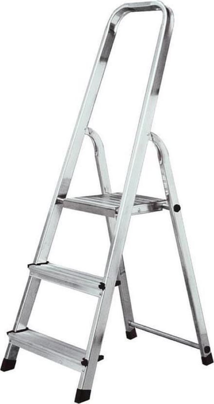 Trapladder 3 treden ALUMINIUM Europese keuring EL1503 ProLIne