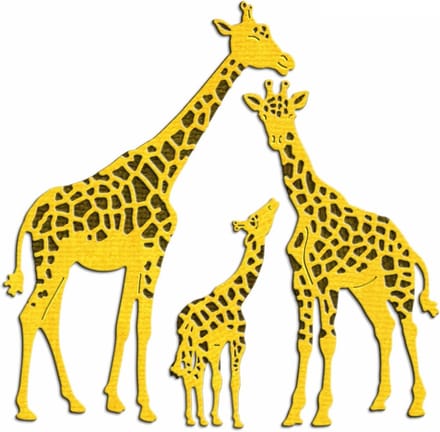 Dieren Snijmal - Papier Stansen - Kaarten Maken - Gladde Randen Bramen - 18x10.4cm