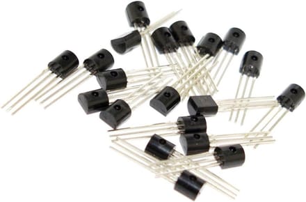 NPN Transistors - Componenten - Elektronica projecten - Veelzijdige schakelaar - 100 stuks - Niet van toepassing