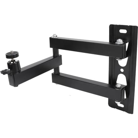 Support Mural Projecteur 20‑40cm Pliable Angle Réglable Universel 14 Interface Projecteur Mural black
