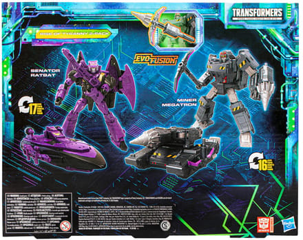 Transformers Legacy Evolution Senator Ratbat & Miner Megatron