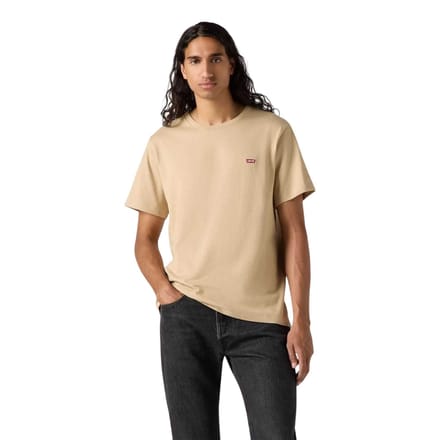 Levis Heren Huismerk T-Shirt (Zand)