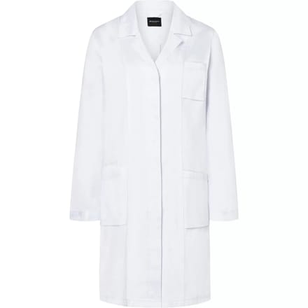 Karlowsky Ladies Workcoat with concealed button placket KY163 - White - 48