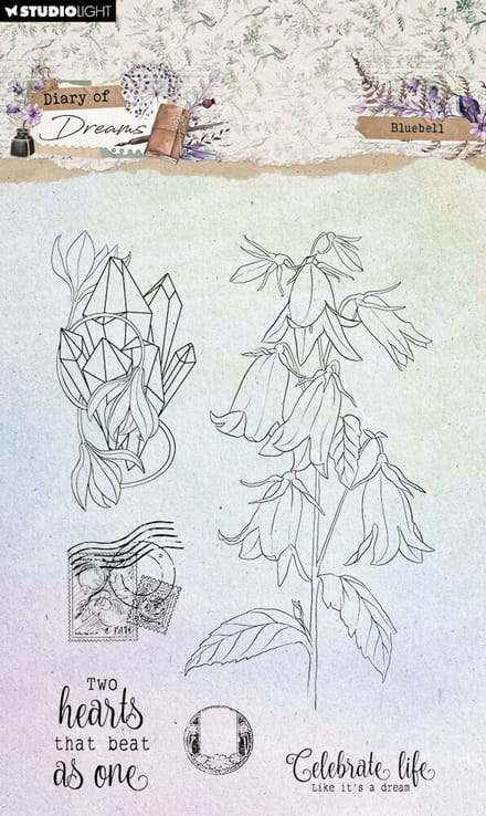 Clear stamps blue bell- Diary of dreams nr. 808