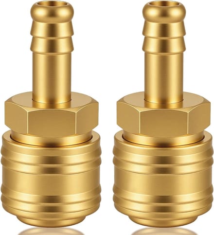 Verbindingsstuk voor luchtcompressor 10 mm messing NW7.2 - Slangverbinding, koppeling en ventieladapter