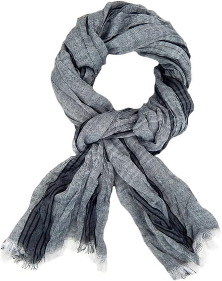 Lichte Herensjaal Gestreepte Viscose 180x65 cm