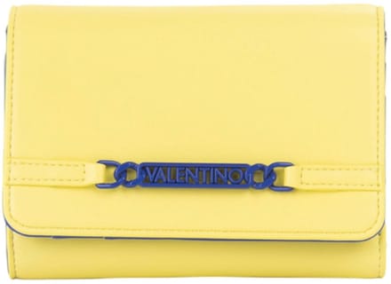 VALENTINO portemonnee Ebe Wallet Verde Neon / Bluette Lichtgeel
