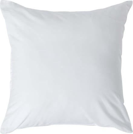 Homescapes Kussensloop 40x40 cm – Wit – 100% Egyptisch Perkal Katoen – 200 TC