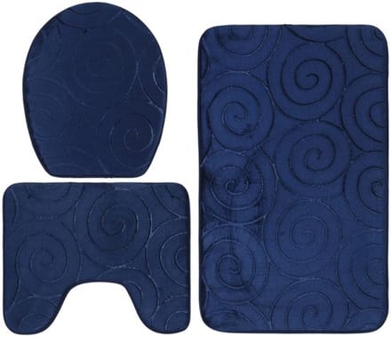 SPHProducts - Badkamer Mat - 3 Delige Set - Waterabsorberend en