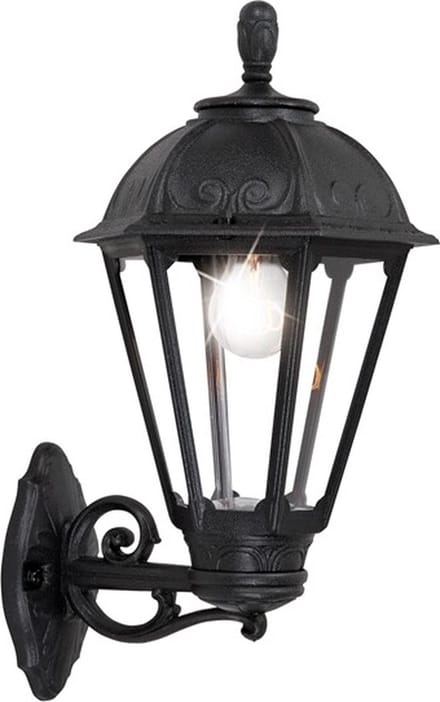 Fumagalli SALEM BISSO Wandlamp Zwart Helder
