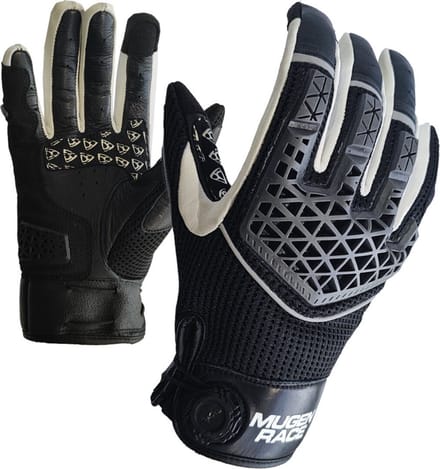 MUGENRACE X-Air Zwart Witte Handschoenen - Handschoen