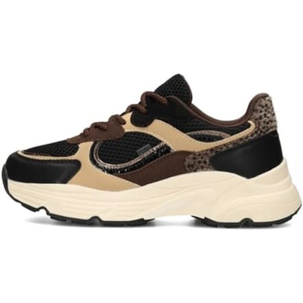 POSH by Poelman ANGY Dames Sneakers - Zwart met combinatie
