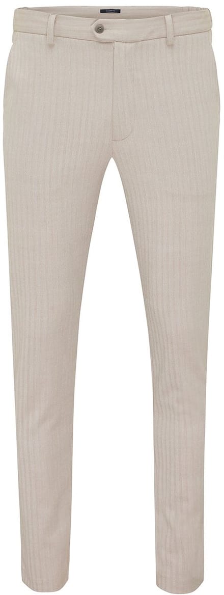 TRESANTI | EPPO | Broek melange visgraat | Beige | Size XL