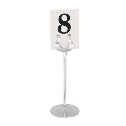 Olympia RVS tafelnummer standaard 205mm