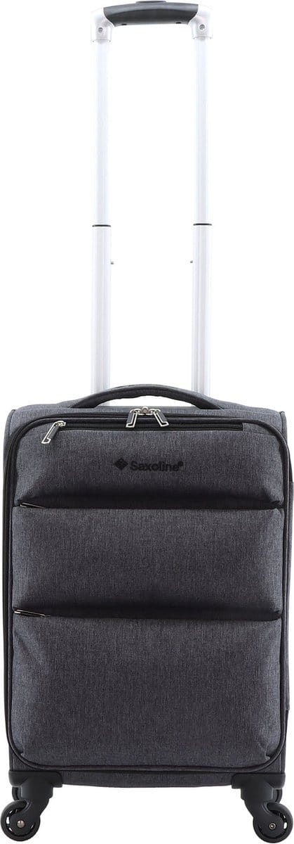 Saxoline zachte Handbagage Koffer / Trolley Adorer- 55 cm (S) - 1384L0. - Antraciet / Small