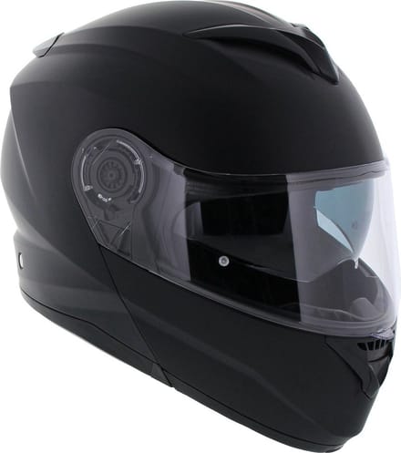 Vito Furio Systeemhelm - Motorhelm - Mat Zwart - Maat M