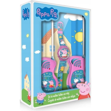 Coffret talkie-walkie + montre - KIDS LICENSING - Peppa Pig - Des 3 ans