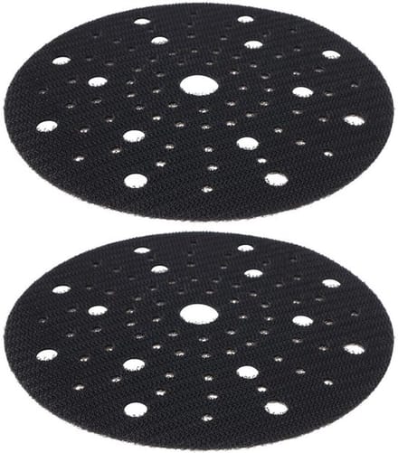 Dailygoody - Schuurmachine Backing Pad - Zelfklevend - Zwart - 150 mm