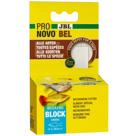 4st JBL ProNovo Bel Weekend volledig voer voor siervissen