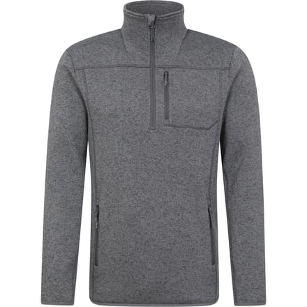 Mountain Warehouse Heren Helford Half Zip Fleece Top (Grijs)
