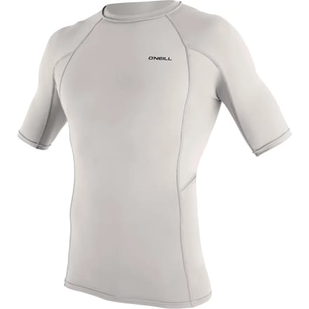 O´neill Wetsuits Basic Skins Korte Mouw Rash Guard Wit S Man