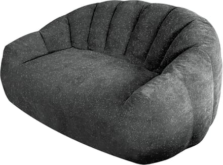 Zitzak - Loungestoel - Ergonomisch Design - Flanel - Woonkamer & Slaapkamer - Grijs